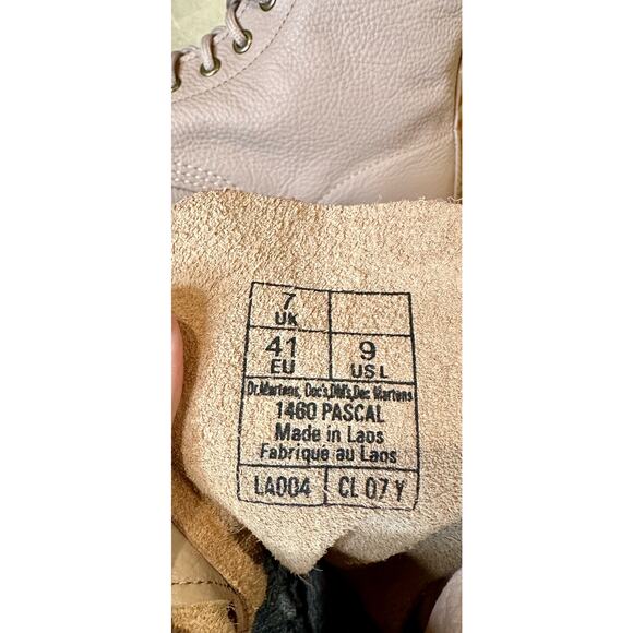 💠Not For Sale 💠 Dr. Martens 1460 Pascal Virginia Vintage Taupe. Size: 41/9 - Picture 11 of 14